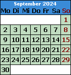 Monat September