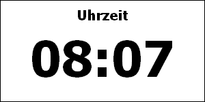 Aktuelle Uhrzeit